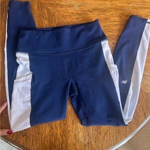 Fabletics Blue and White Leggings
